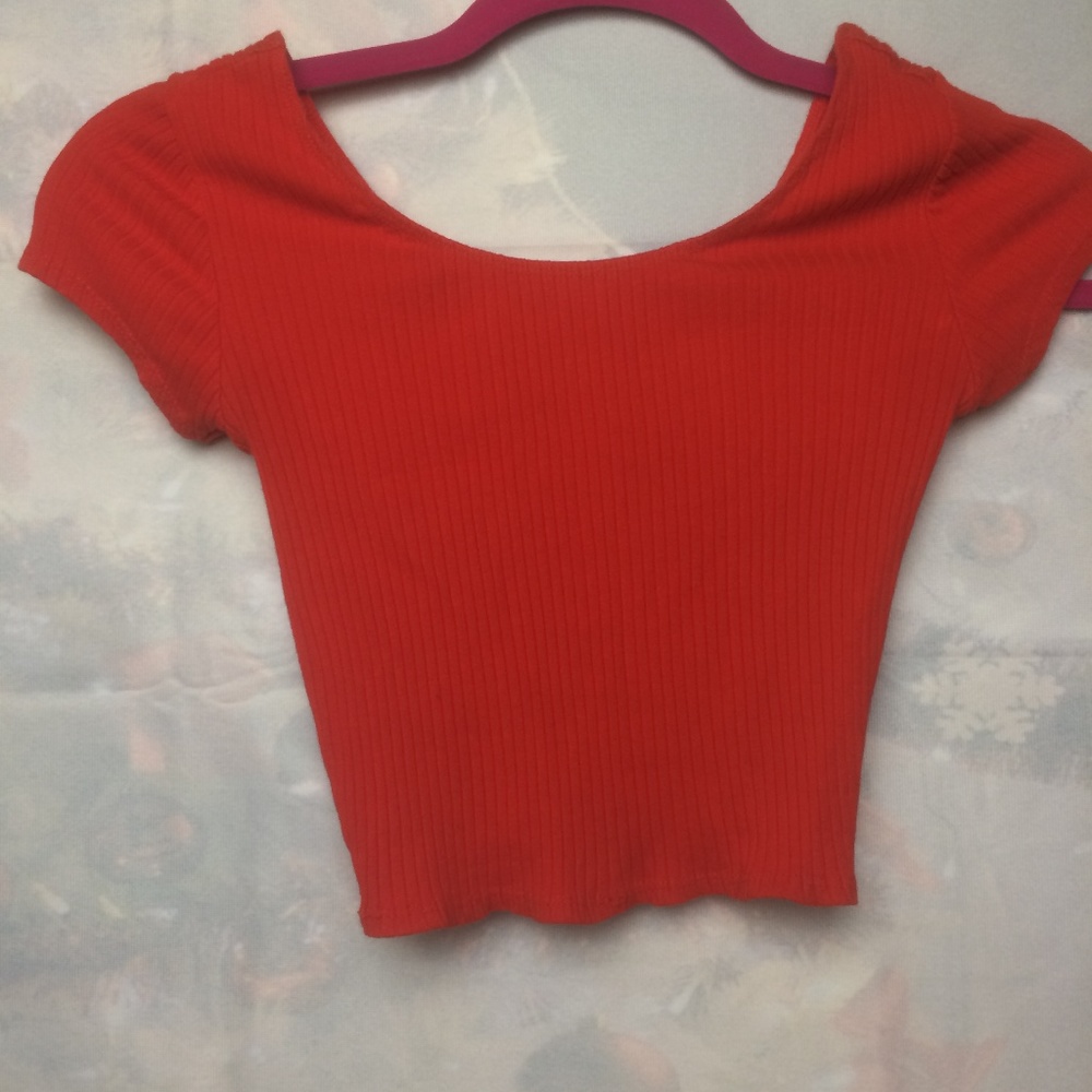 Orange Crop Top